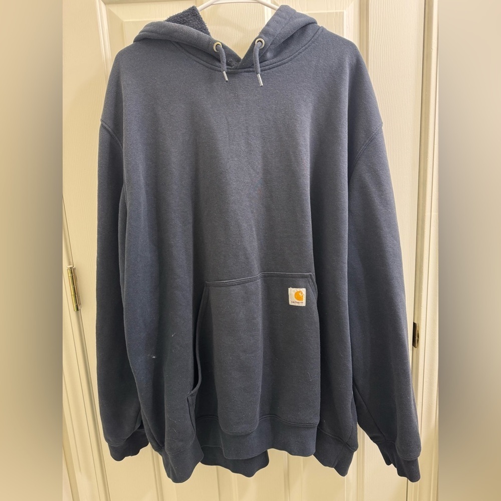 Carhartt Men's Dark Blue Original Fit Hoodie